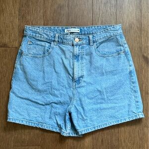 Zara Denim Mom Shorts